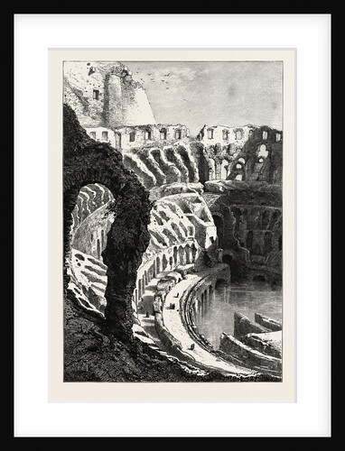 Interior of the Coliseum, Rome and Its Environs, Italy by Anonymous