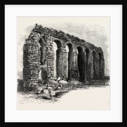 Aqueduct on the Campagna, Rome and Its Environs, Italy by Anonymous