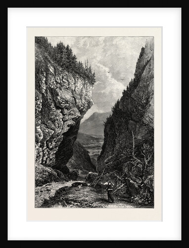 Entrance to the Gasteren Thal, Bernese Oberland, Berner Oberland, Switzerland by Anonymous