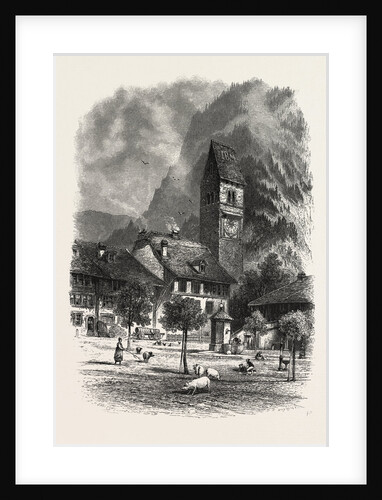 Unterseen, Bernese Oberland, Berner Oberland, Switzerland by Anonymous