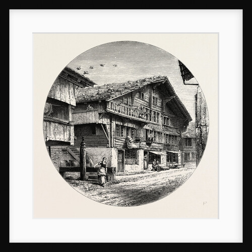 An Oberland Chalet, Bernese Oberland, Berner Oberland, Switzerland by Anonymous