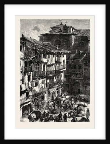 The Market Place, Segovia, Spain by Anonymous