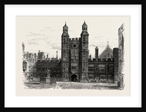 Interior of the Quadrangle, Eton College by Anonymous