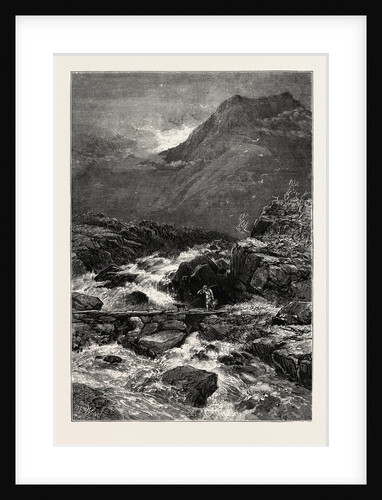 The Stream from Llyn Idwal, North Wales by Anonymous
