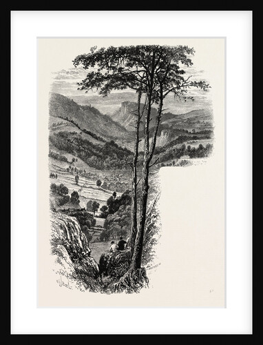 The Vale of Cromford and Matlock, from the Black Rocks, the Dales of Derbyshire, Country by Anonymous