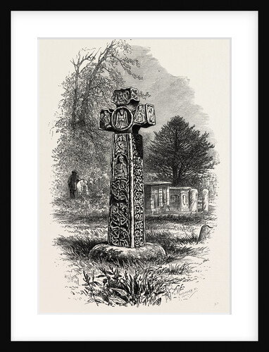 Cross at Eyam, the Dales of Derbyshire by Anonymous