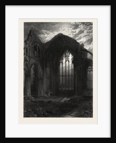 Melrose Abbey, Scotland, Great Britain by Anonymous
