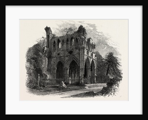 Sir Walter Scott's Tomb, Dryburgh Abbey, Edinburgh and the South Lowlands, Scotland, Great Britain by Anonymous