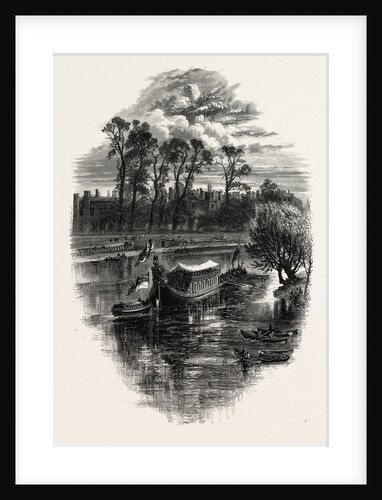 A Gala Day at Hampton Court, Scenery of the Thames by Anonymous