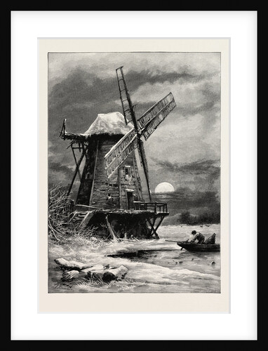 The Old Hampton Windmill, Scenery of the Thames by Anonymous