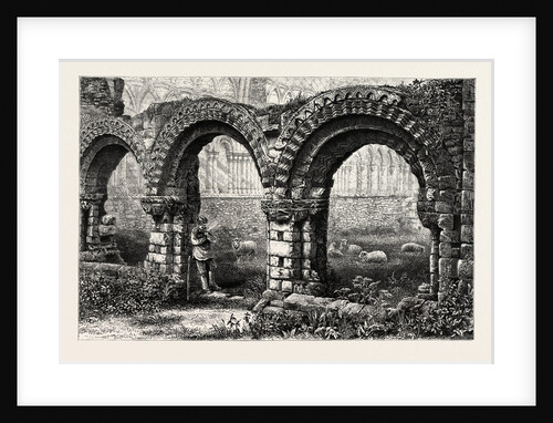 Chapter House, Much Wenlock Abbey, Abbey by Anonymous