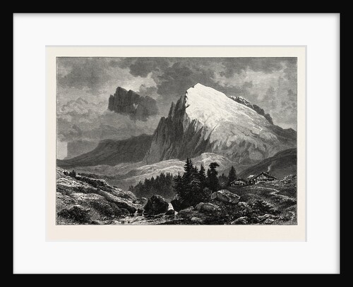 The Langkofel and Plattkofel, Italy by Anonymous