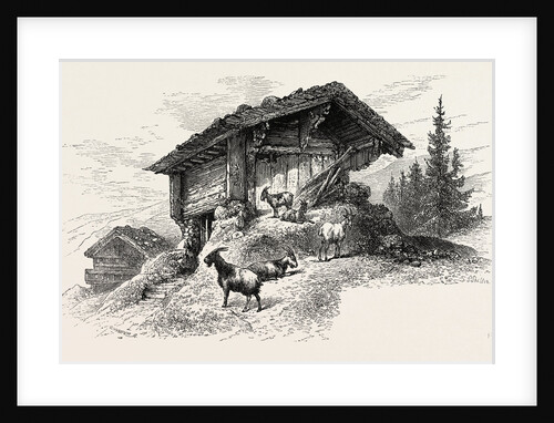 Mountain Chalet, Switzerland by Anonymous