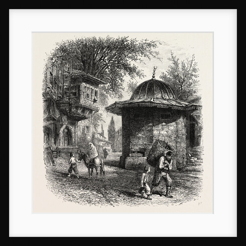 Turkish Fountain, Constantinople, Istanbul, Turkey by Anonymous