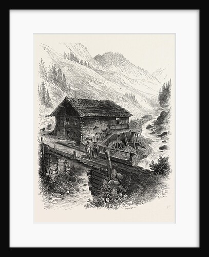 Mill on the Julier Pass, Switzerland by Anonymous