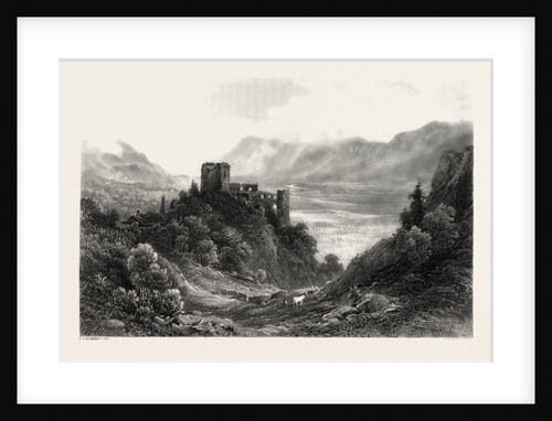 Ruins of the Brunnenburg, Near Meran, Merano, South Tyrol, Italy by Anonymous