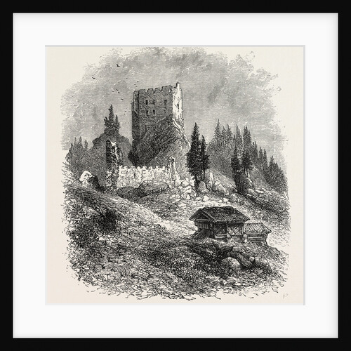 Schloss Buchenstein, Burg Andraz, Schloss Andraz, Castello Buchenstein, Ciastel D'Andrac, Dolomites, Belluno, Italy by Anonymous