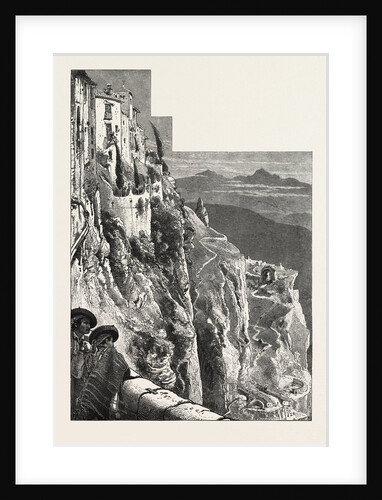 From the Bridge, Ronda by Anonymous