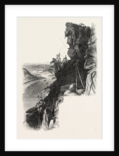 Bastei Bridge Look Out, Saxon Switzerland, Sachsische Schweiz, Bastei, Germany by Anonymous