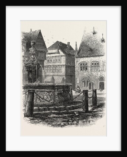 Fountain in Halberstadt, Germany by Anonymous