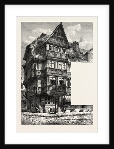Old Houses in Halberstadt, Germany by Anonymous