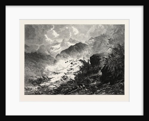 Avalanche, Maderaner Thal, Maderaner Valley, Switzerland by Anonymous