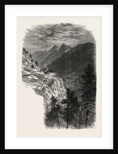 The Mischabelhorner, from the Zmutt Valley, Switzerland by Anonymous