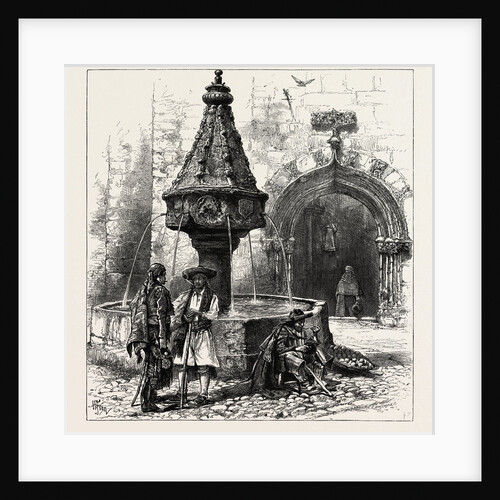 Fountain in Jativa, Spain by Anonymous
