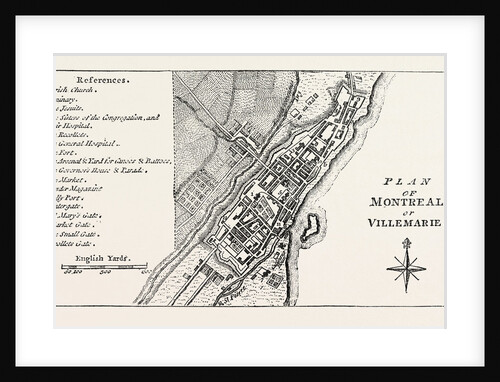 Plan of Montreal, Canada by Anonymous