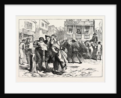 Bostonians Reading the Stamp Act by Anonymous