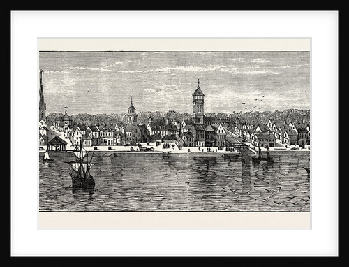 New York in the Middle of the Eighteenth Century by Anonymous