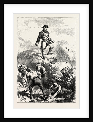The Defence of Breed's Hill: Prescott in the Redoubt by Anonymous