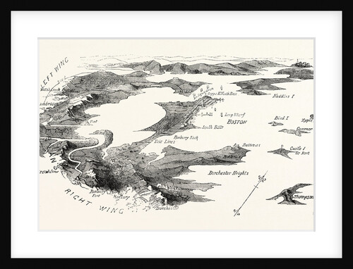 Plan of the Blockade of Boston by Anonymous