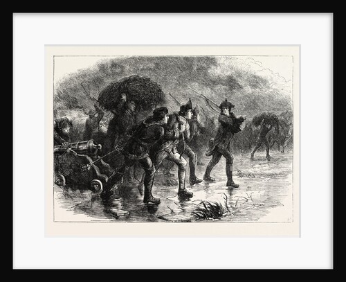 Night Manoeuvres of the Americans at Boston by Anonymous