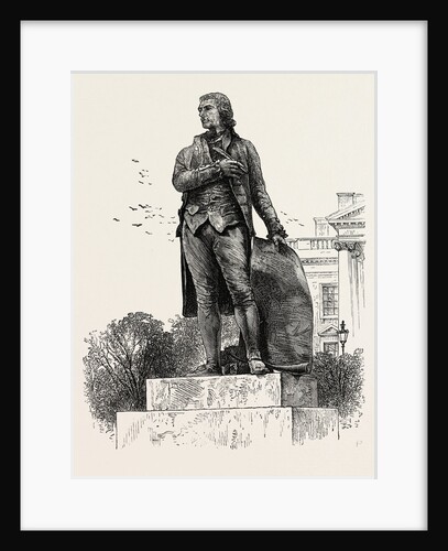 Statue of Jefferson in Front of the White House, Washington by Anonymous