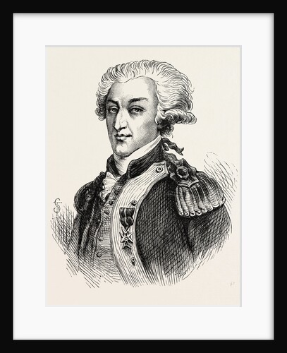 The Marquis De Lafayette Led Troops Alongside George Washington in the American Revolution by Anonymous