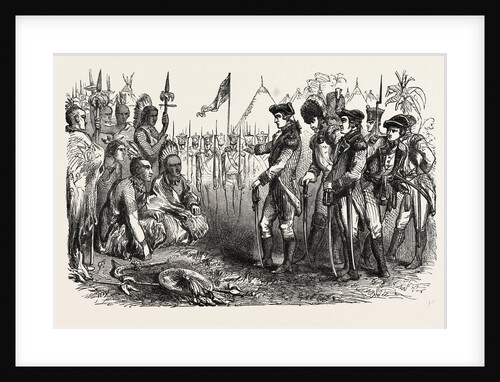 General Burgoyne Addressing the Indians by Anonymous