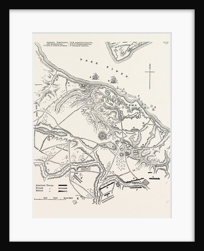 Plan of the Siege of Yorktown by Anonymous