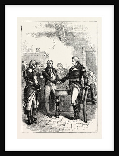 Washington Taking Leave of His Old Comrades by Anonymous