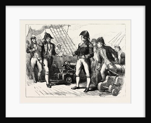 The Officers of the Chesapeake Offering Their Swords by Anonymous