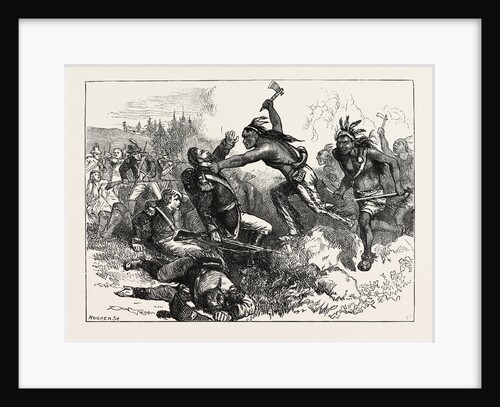 Attack of Indians at Fort Dearborn by Anonymous