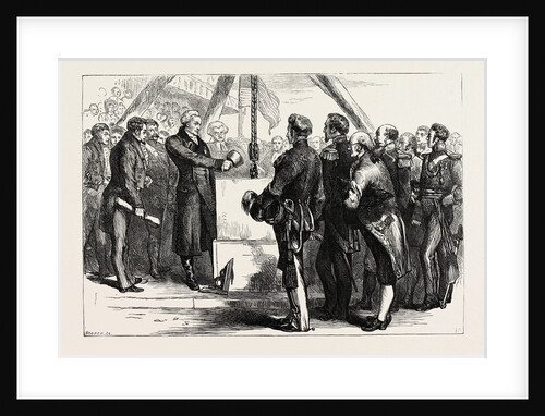 Lafayette Laying the Cornerstone of the Bunker Hill Monument by Anonymous