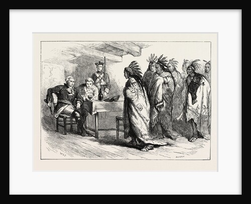 Visit of Pontiac and the Indians to Major Gladwin by Anonymous