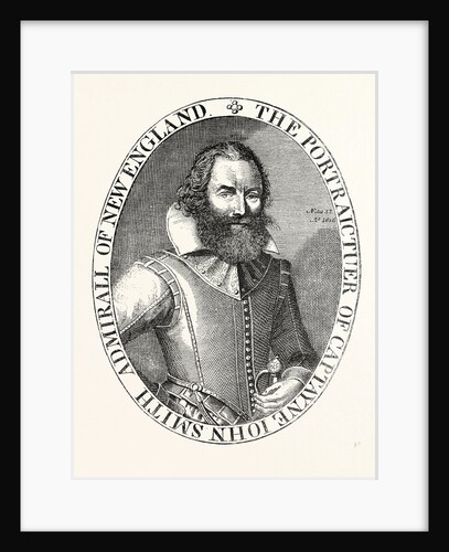 Captain Smith, from the Portrait in His Virginia by Anonymous