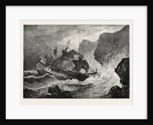 Somers Runs His Ship on Shore by Anonymous
