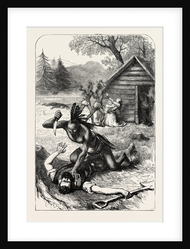Massacre of Settlers by Indians in North America by Anonymous