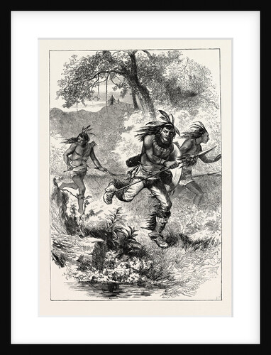 Flight of Indians after the Massacre by Anonymous