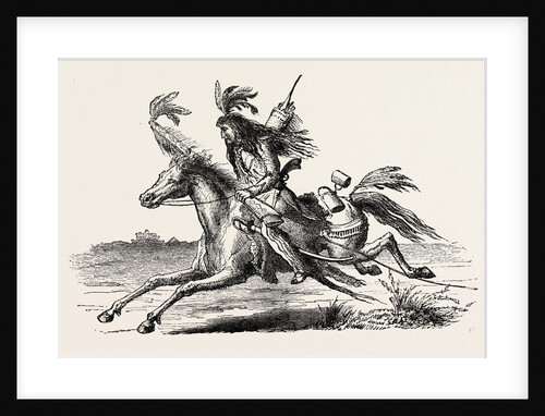 North American Indian on Horseback by Anonymous