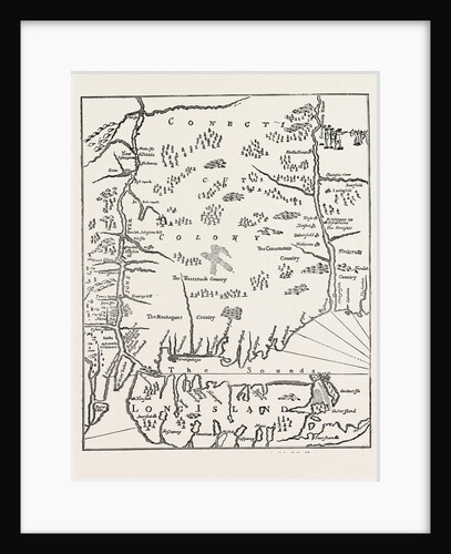 Connecticut from the Map of New England by Anonymous