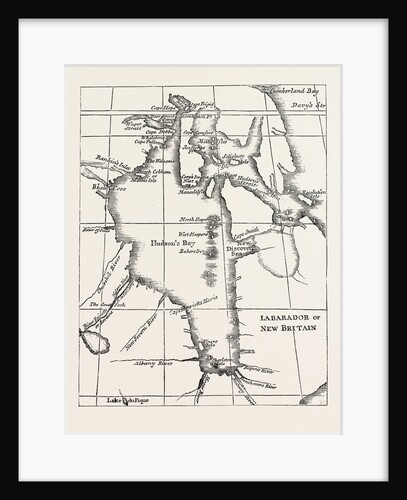 Map of Hudson's Bay, from Dobbs' Hudson's Bay, 1744 by Anonymous